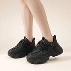 Star Patch Chunky Platform Trainers