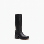 Structured Riding Boots – Square Toe Block Heel