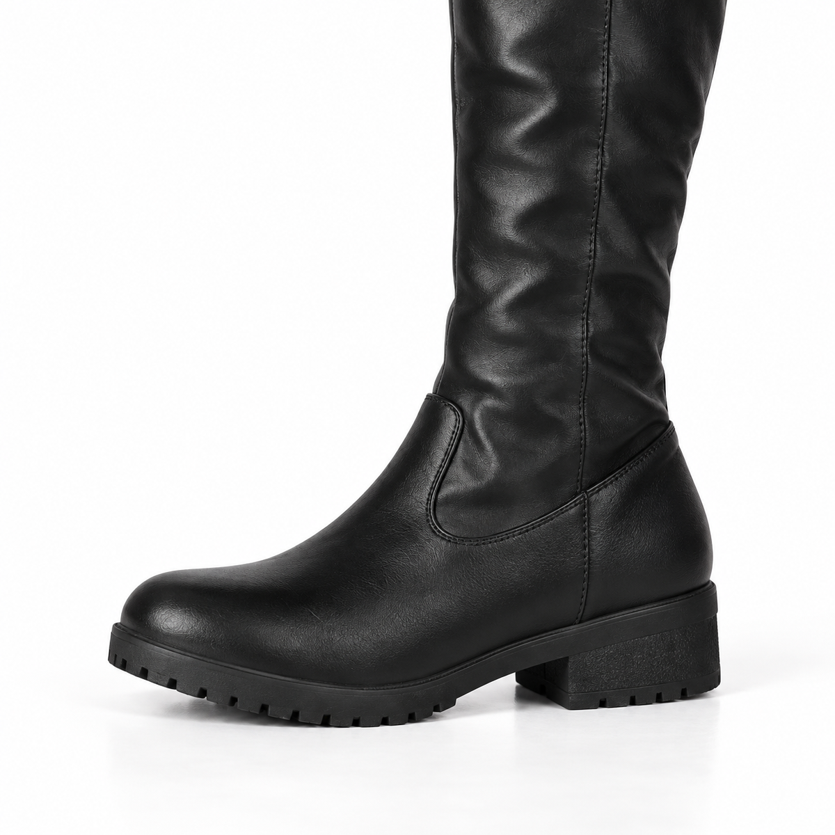 Women's Faux Leather Over-the-Knee Boots