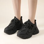 Star Patch Chunky Platform Trainers