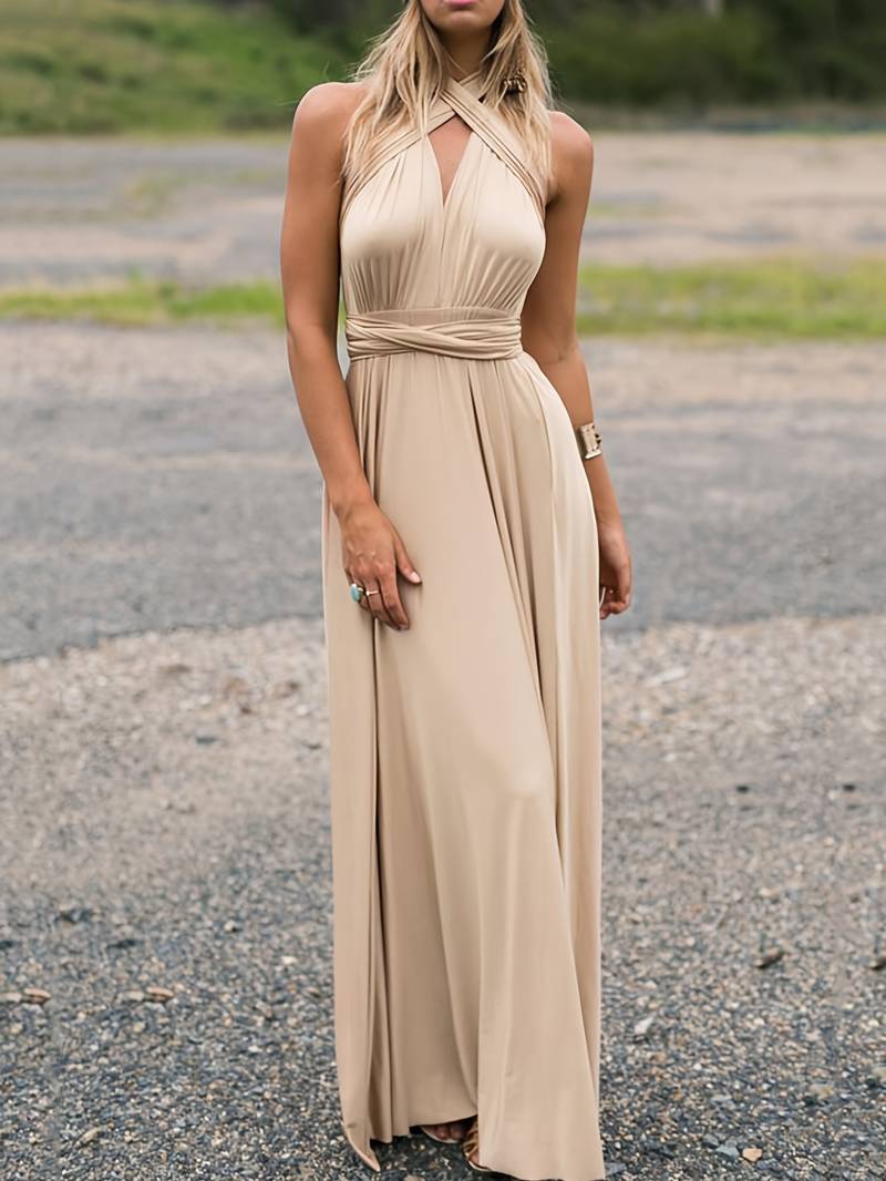 Multi-Way Maxi Dress – Elegant Evening Wedding Guest Gown | Meave & Ivy