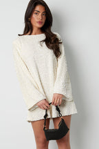 Sequin Mini Dress with Satin Back Bow – Glossy Party Dress