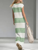 Women's Striped Jumper Dress – One Piece Winter Ease in 6 Colours