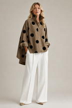 Polka Dot Blouse – Women's Summer Everyday Blouse