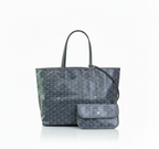 Women's Patterned Tote Bag with Matching Pouch – Large Shopper Bag