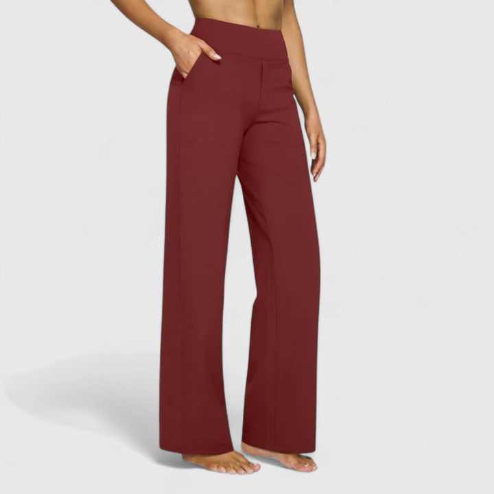 Women's Zip Trousers – Easy Elegant Drape in 8 Colours