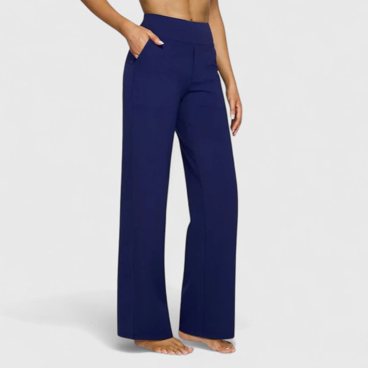 Women's Zip Trousers – Easy Elegant Drape in 8 Colours