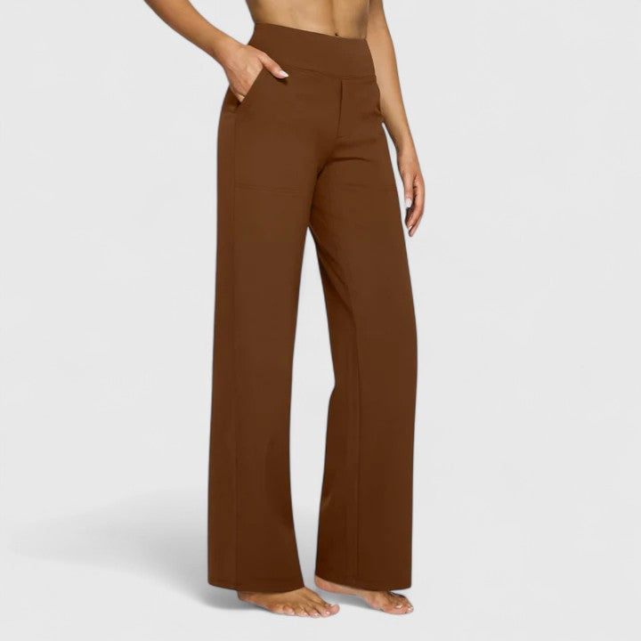 Women's Zip Trousers – Easy Elegant Drape in 8 Colours