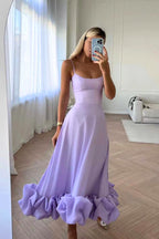 Ruffle Wedding  Dress – Elegant Occasion Dress | Meave & Ivy