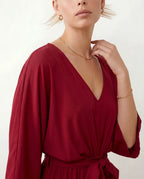 Open Back Tie-Back Wedding Guest Maxi Dress