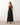 Basque Waist A-Line Maxi Dress