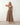 Basque Waist A-Line Maxi Dress