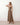 Basque Waist A-Line Maxi Dress