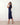 Draped Wrap Midi Dress