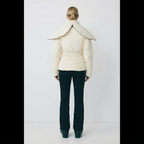 Women's Ski Jacket with Detachable Hood – Water-Repellent Fitted Snow Jacket
