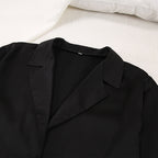Satin Pyjama Set – Women's Luxury Long Sleeve Button-Up PJ Set