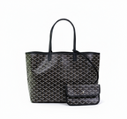 Women's Patterned Tote Bag with Matching Pouch – Large Shopper Bag