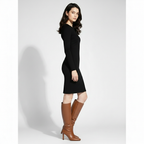 Knee High Stiletto Boots with Pointed Toe – Vegan Leather Heeled Boots