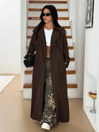 Women's Oversized Trench Coat with Belt