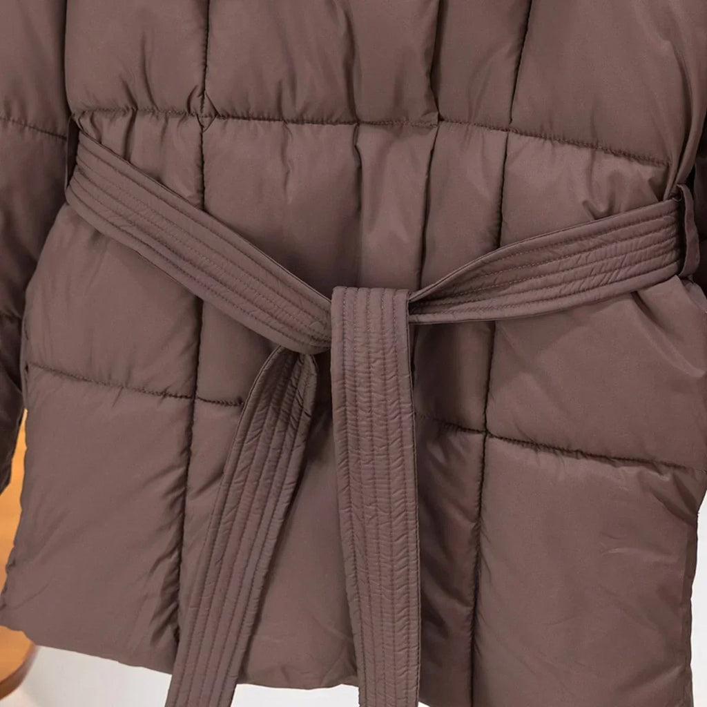 Women's Fitted Winter Coat – Warm Tailored Long Coat