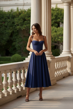 Retro-Inspired Midi Dress