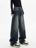 Vintage Baggy Jeans with Washed Effect – 90s Loose Fit Jeans