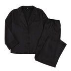 Satin Pyjama Set – Women's Luxury Long Sleeve Button-Up PJ Set