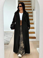 Women's Oversized Trench Coat with Belt