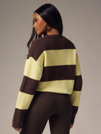 Women's Oversized Sweater with Buttons