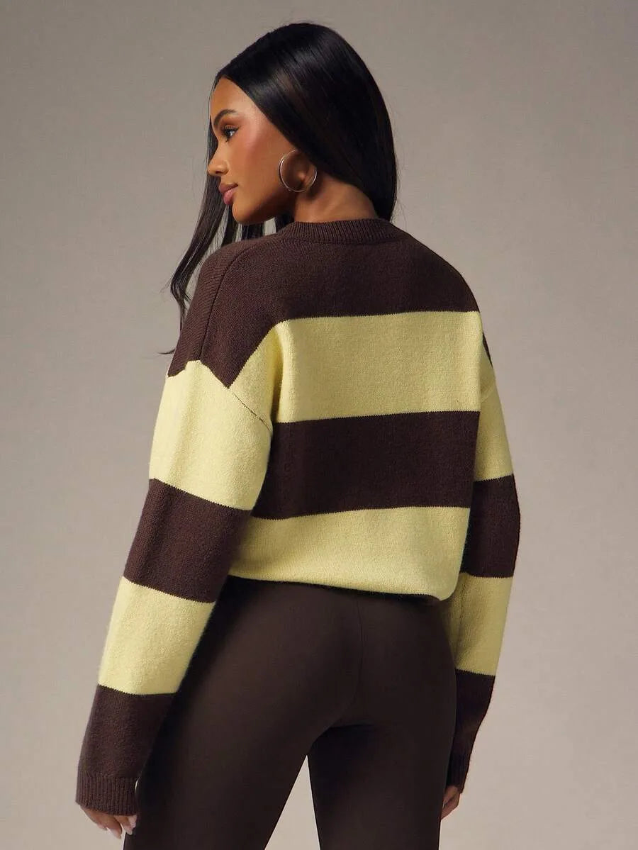 Women's Oversized Sweater with Buttons