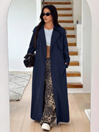 Women's Oversized Trench Coat with Belt
