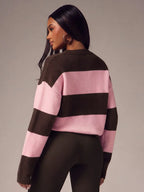 Women's Oversized Sweater with Buttons