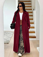 Women's Oversized Trench Coat with Belt