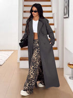 Women's Oversized Trench Coat with Belt