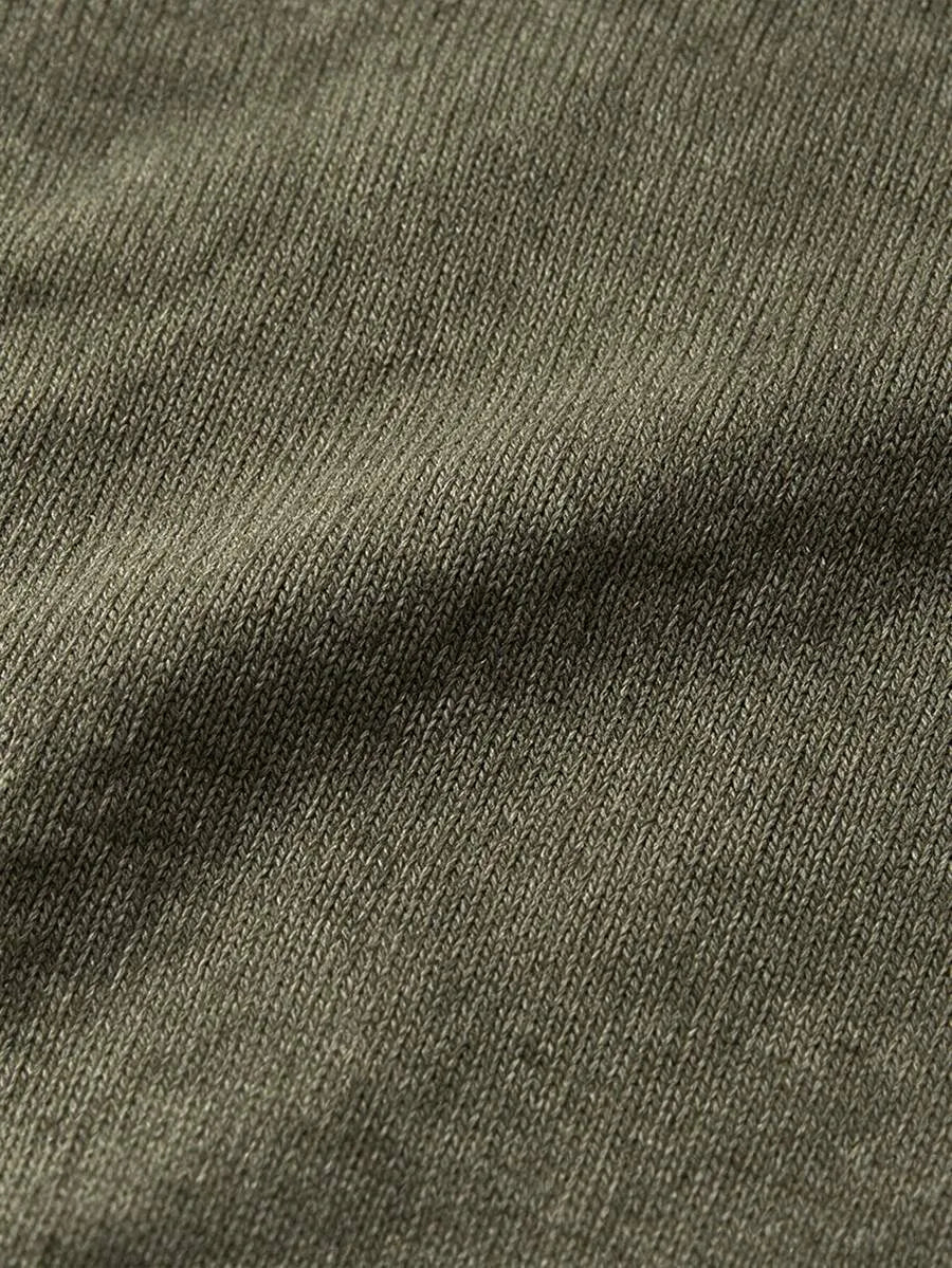 Women's Sweater with Lace and Crew Neck