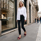 Pearl Ankle-Strap Sandals - Elegant Summer Shoes