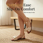 Pearl Ankle-Strap Sandals - Elegant Summer Shoes