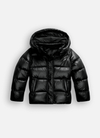 Slim-Fit Puffer Jacket with Glossy Finish