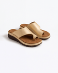 Women's Platform Slide Sandals with Toe Loop