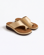 Women's Platform Slide Sandals with Toe Loop