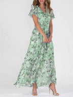Women's Floral Wedding Guest Summer Maxi Dress | Meave & Ivy