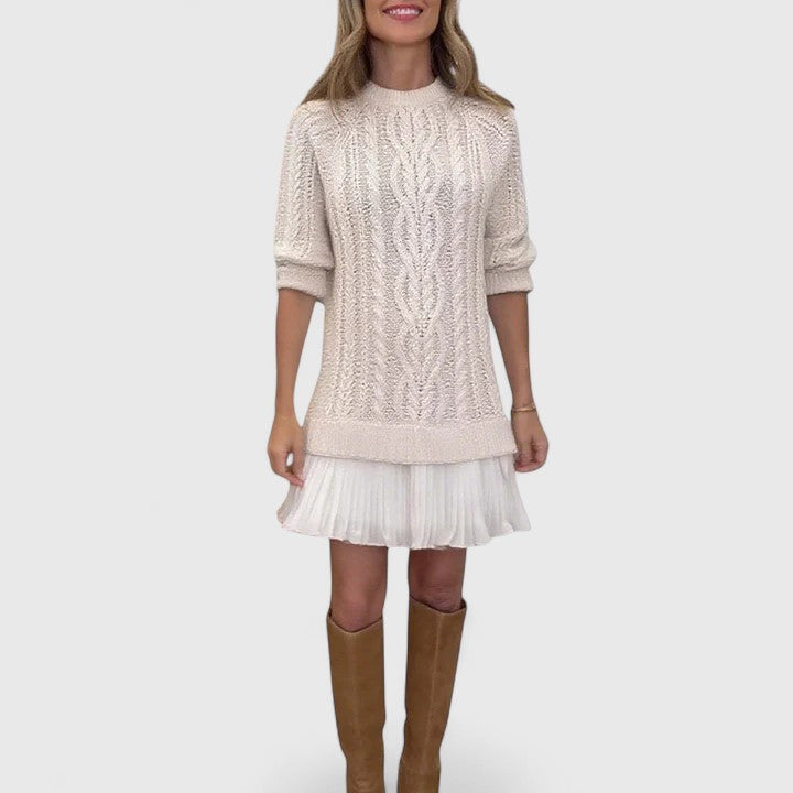 Women's Knitted Jumper Dress – Cosy Knit Elegance in 5 Colours