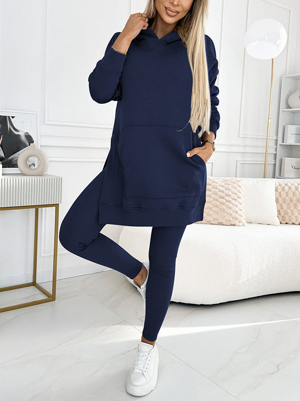 Women's Longline Hoodie and Leggings Set