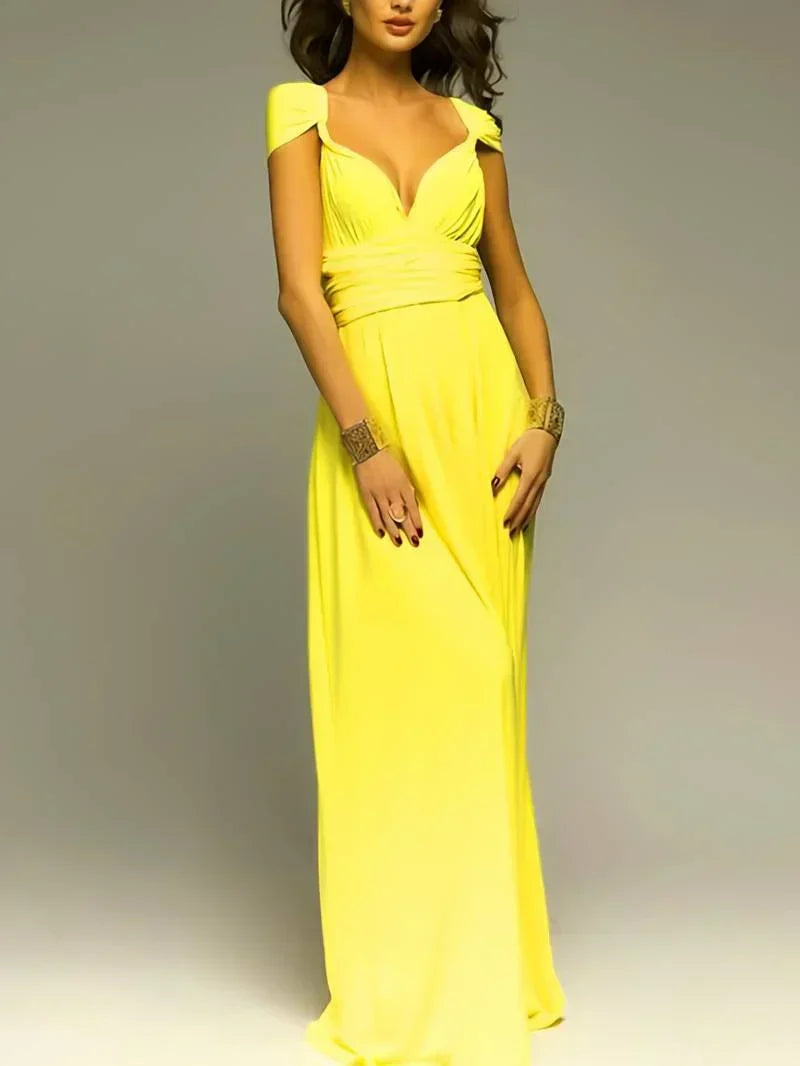 Multi-Way Maxi Dress – Elegant Evening Wedding Guest Gown | Meave & Ivy