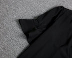Black Classic Elegant Midi Autumn Dress | Meave & Ivy