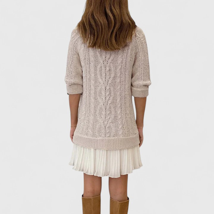 Women's Knitted Jumper Dress – Cosy Knit Elegance in 5 Colours
