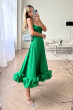 Ruffle Wedding  Dress – Elegant Occasion Dress | Meave & Ivy