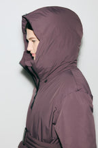 Women's Ski Jacket with Detachable Hood – Water-Repellent Fitted Snow Jacket