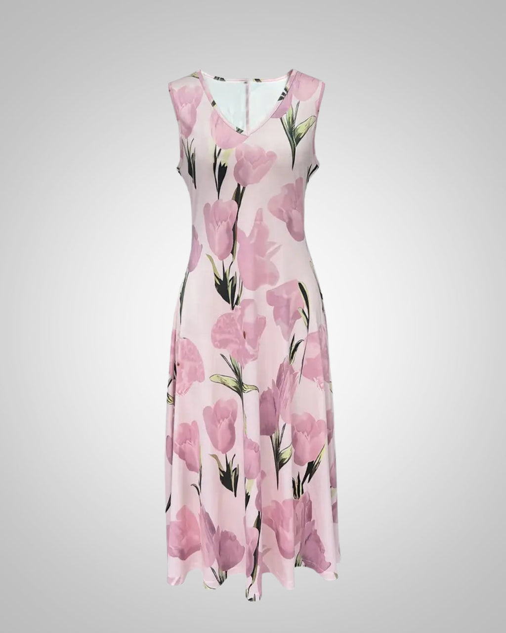 Sofia | Women's Elegant Floral V-Neck Maxi Dress Set | Meave & Ivy
