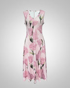 Sofia | Women's Elegant Floral V-Neck Maxi Dress Set | Meave & Ivy